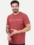 Camiseta John John Masculina Fit Basic Vermelho Médio