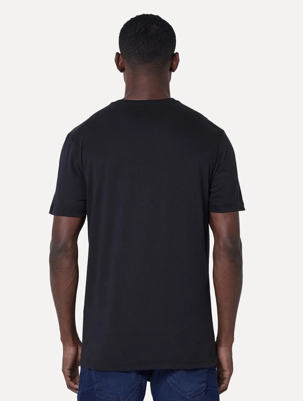 Camiseta John John Masculina Regular Embossed Sash Preta