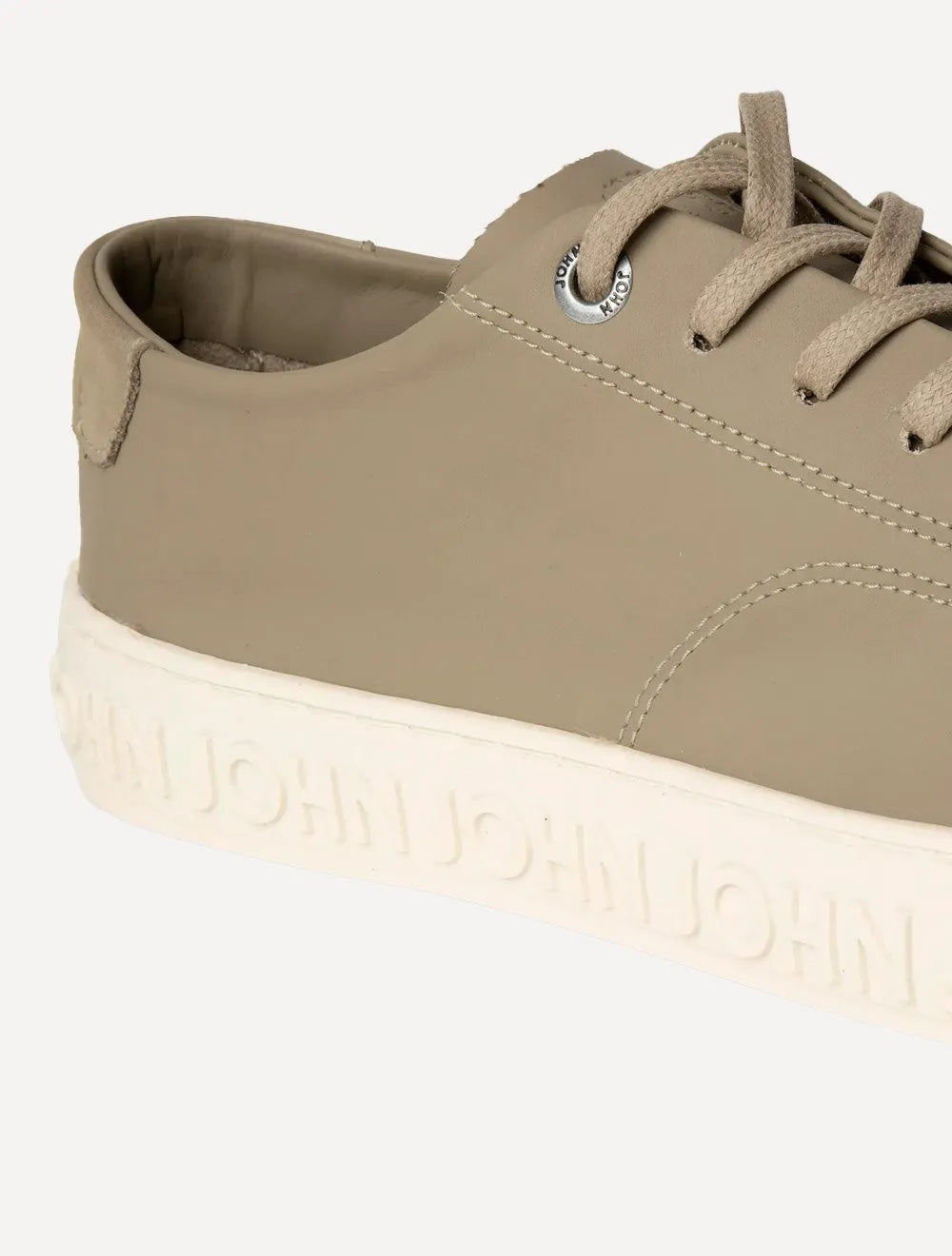 Tênis John John Masculino Couro New Heaven Cáqui