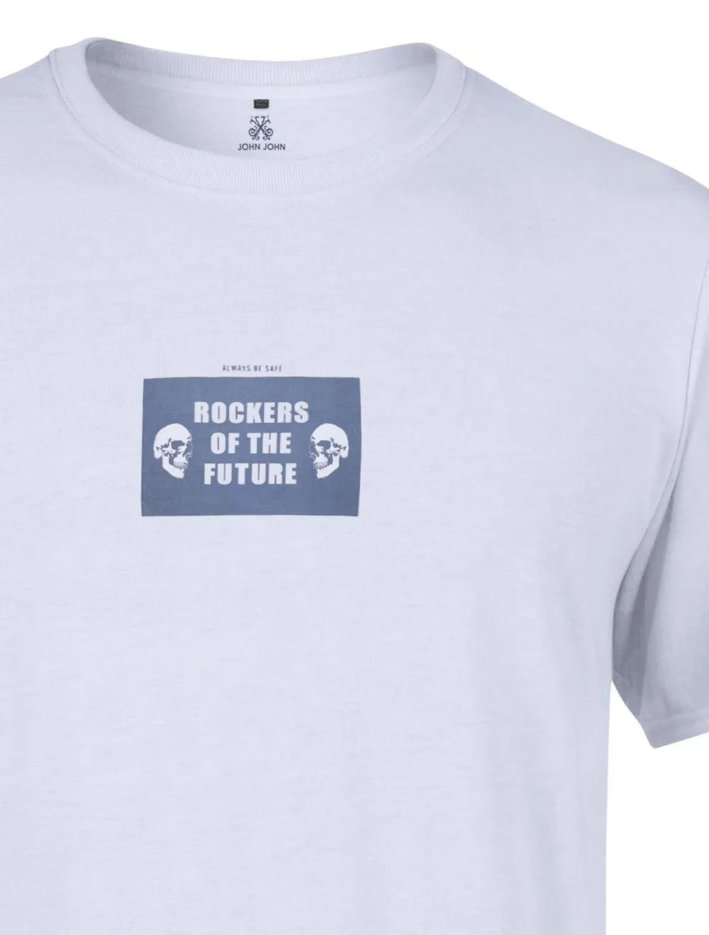 Camiseta John John Masculina Rx Rockers Cinza Claro