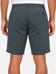 Bermuda Aramis Masculina Chino Cotton Sarja Cadarço Azul Marinho Mescla