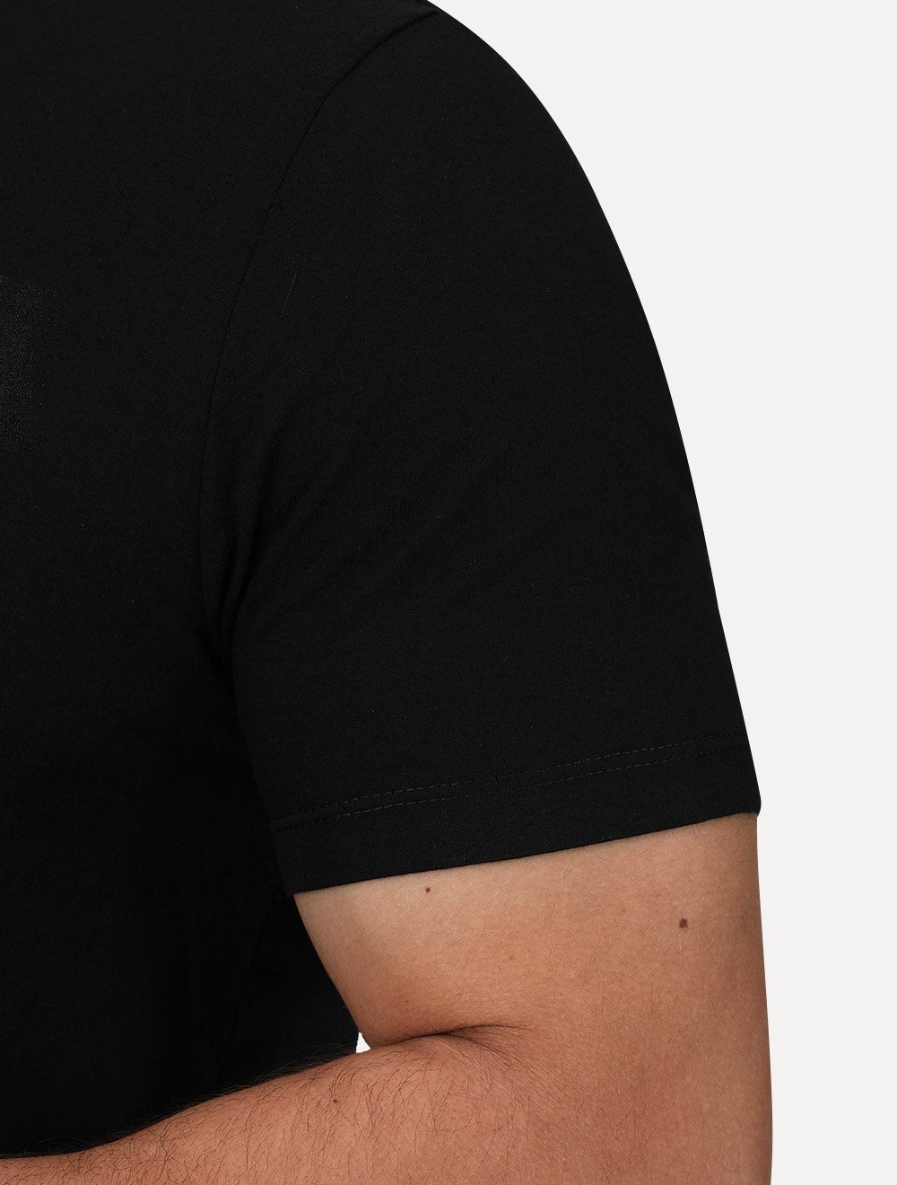 Camiseta John John Masculina Regular Fit Blurred Preta