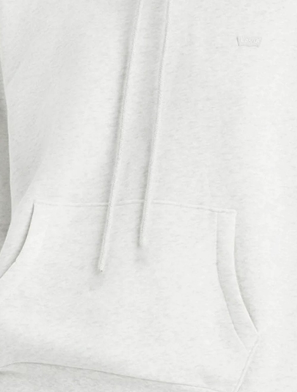 Moletom Levis Feminino Everyday Hoodie Tonal Cinza Mescla