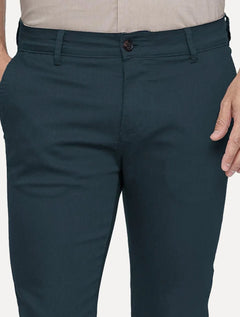 Calça King & Joe Sarja Masculina Slim Azul Marinho