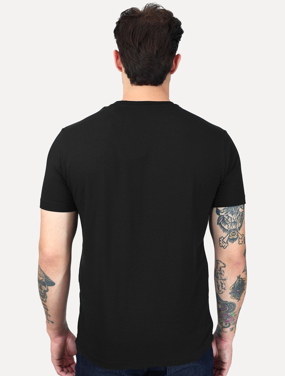 Camiseta K&J Black Premium Viscose Flex Preto