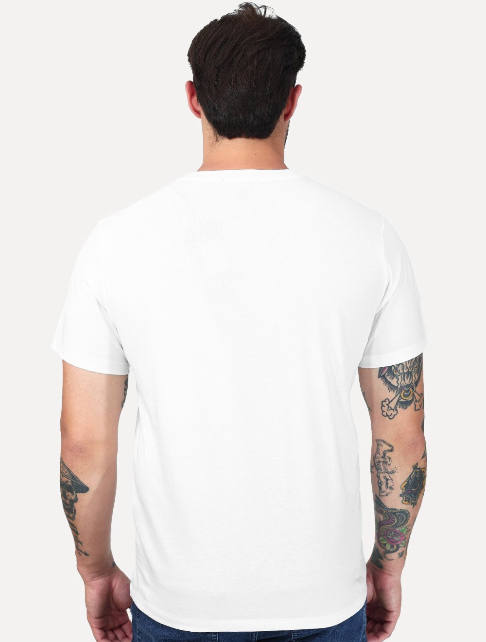 Camiseta Ellus Masculina Pima Cotton Mirror Classic Branca