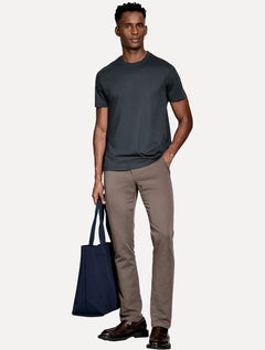 Camiseta Aramis Masculina Basic Silk Blend Modal Azul Marinho