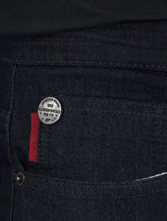 Bermuda Ellus Jeans Masculina First Blue Long Zetex Azul Escuro