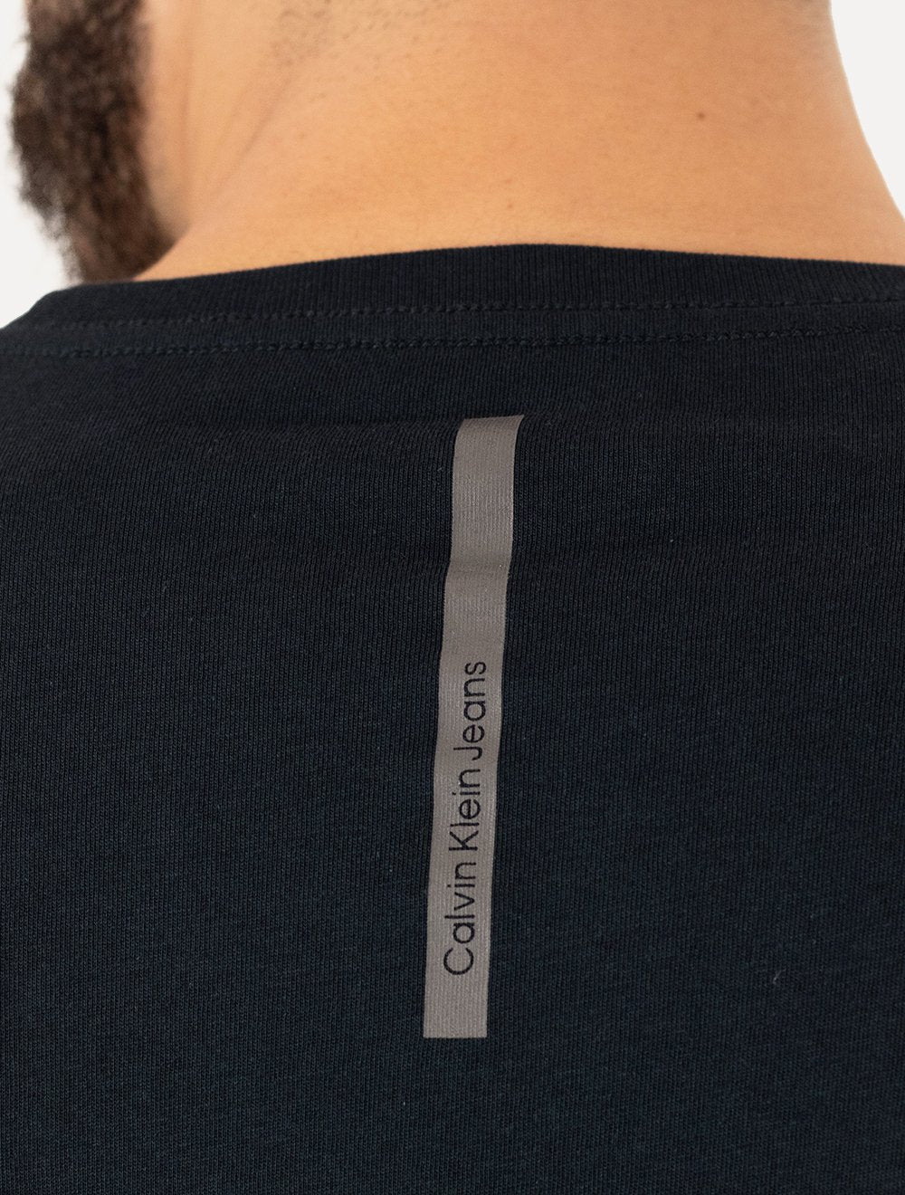 Camiseta Calvin Klein Jeans Masculina Light Square Azul Marinho