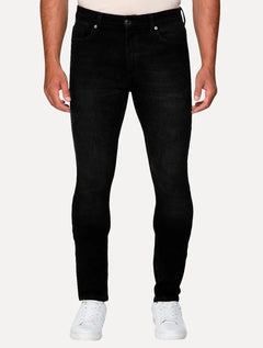 Calça Guess Jeans Masculina Skinny Jet Black Tag Preta