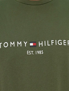 Camiseta Tommy Hilfiger Core Logo Tee Verde Musgo