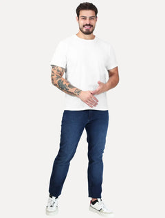 Camiseta Ellus Masculina Pima Cotton Mirror Classic Branca