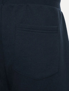 Bermuda John John Masculina Moletom New Basic Print Azul Marinho