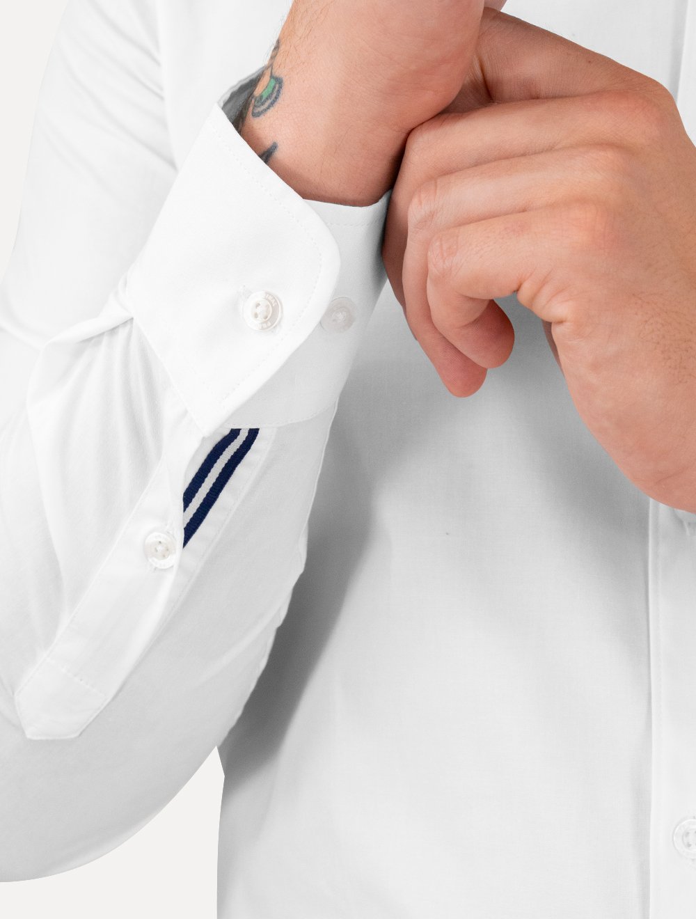 Camisa Original Penguin Masculina Regular Tricoline Bordado Branca