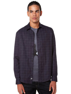 Camisa John John Masculina Relaxed Mini Line Preta