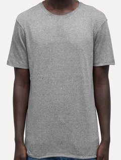 Camiseta Osklen Masculina Slim Light E-basics II Cinza Mescla