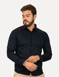 Camisa Calvin Klein Masculina Slim Essential Basic Logo Azul Marinho