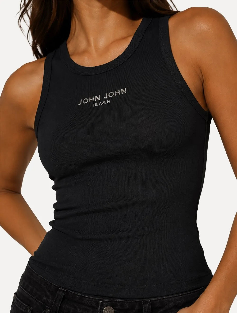 Regata John John Feminina Metalic Preta