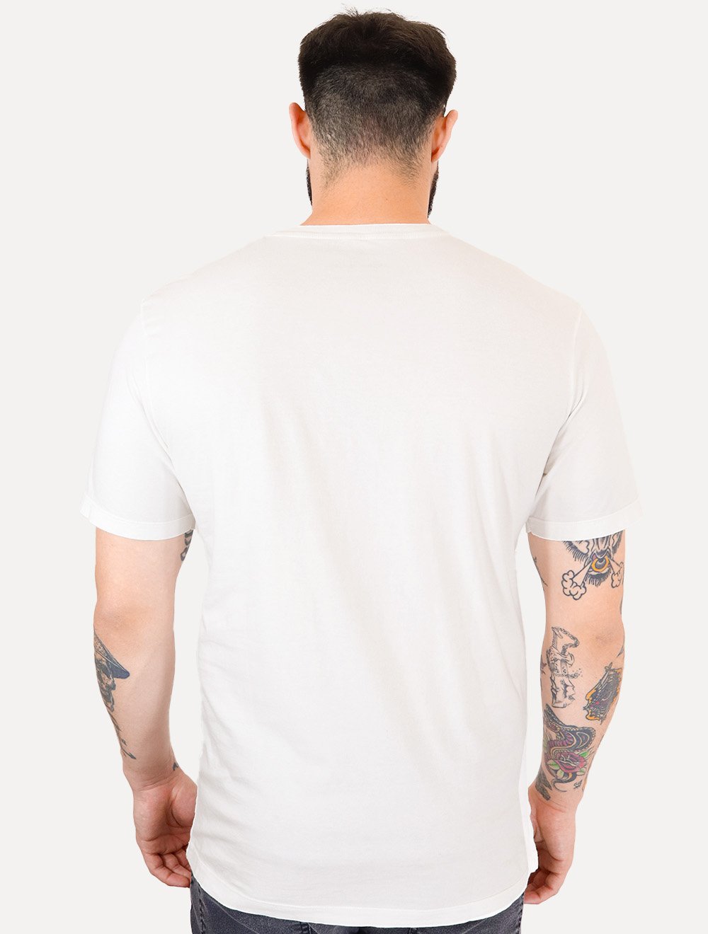 Camiseta John John Masculina Regular Industry Co. Off White