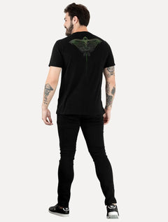 Camiseta Ellus Masculina Cotton Fine Easa Ray Classic Preta