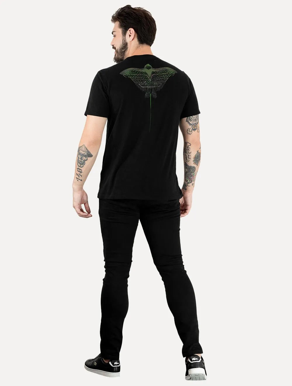 Camiseta Ellus Masculina Cotton Fine Easa Ray Classic Preta