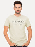 Camiseta Tommy Hilfiger Masculina Big Logo Est.1985 Areia