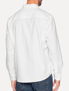 Camisa Levis Masculina Relaxed Oxford Authentic Button Up Branca