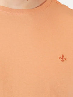 Camiseta Dudalina Masculina Essentials Modal Logo Laranja