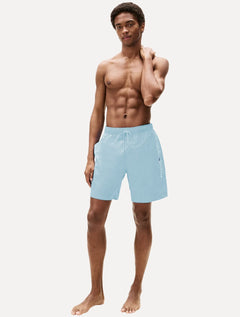 Short Tommy Hilfiger Masculino Medium Drawstring Zip Pocket Azul Claro