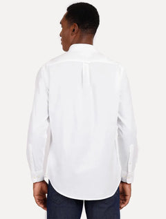Camisa Aramis Masculina Slim Oxford Button Down Off-White