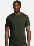 Camiseta Aramis Masculina Basic Lisa Mono Icon Verde Escuro