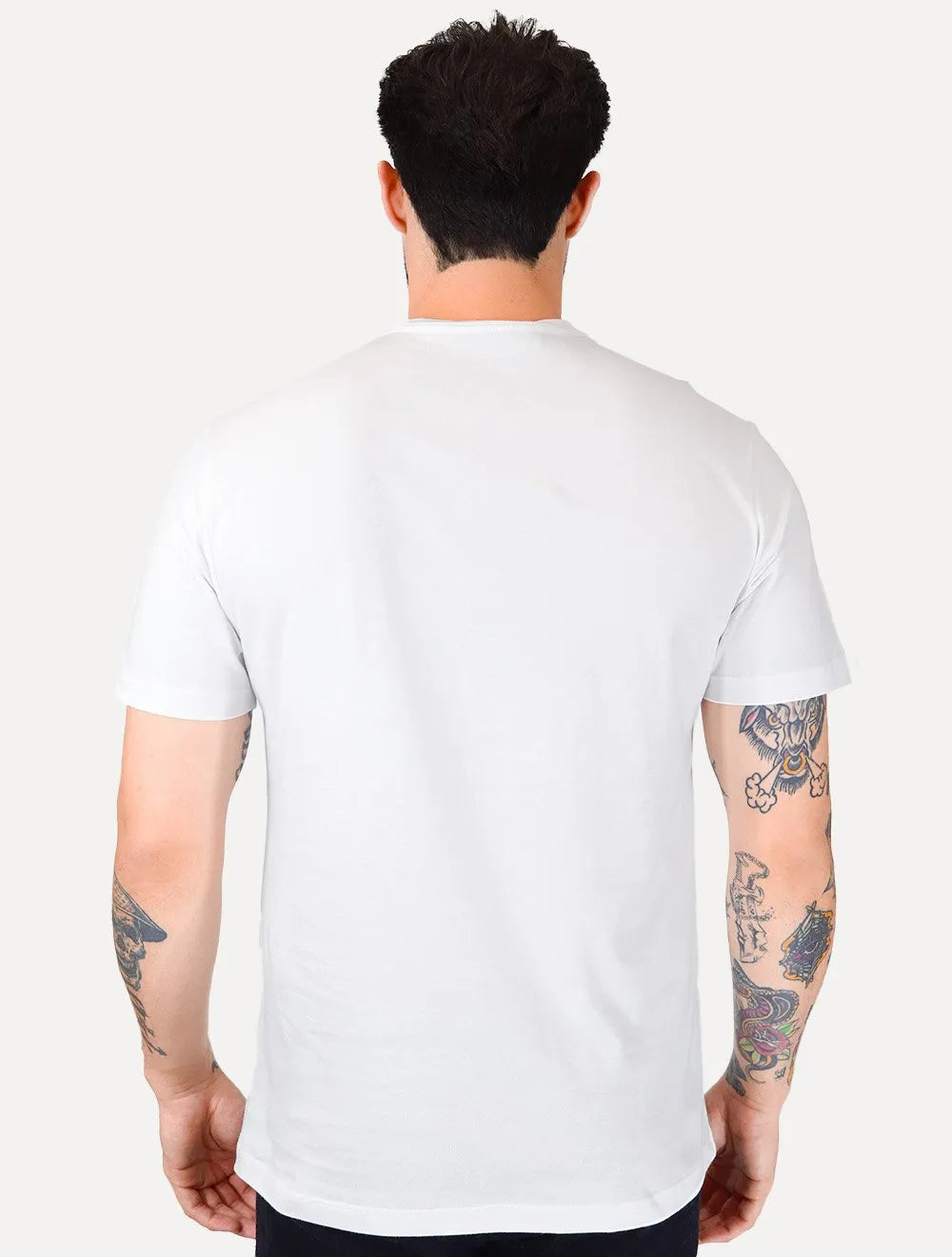 Camiseta Aramis Masculina Estampa Icon Branca