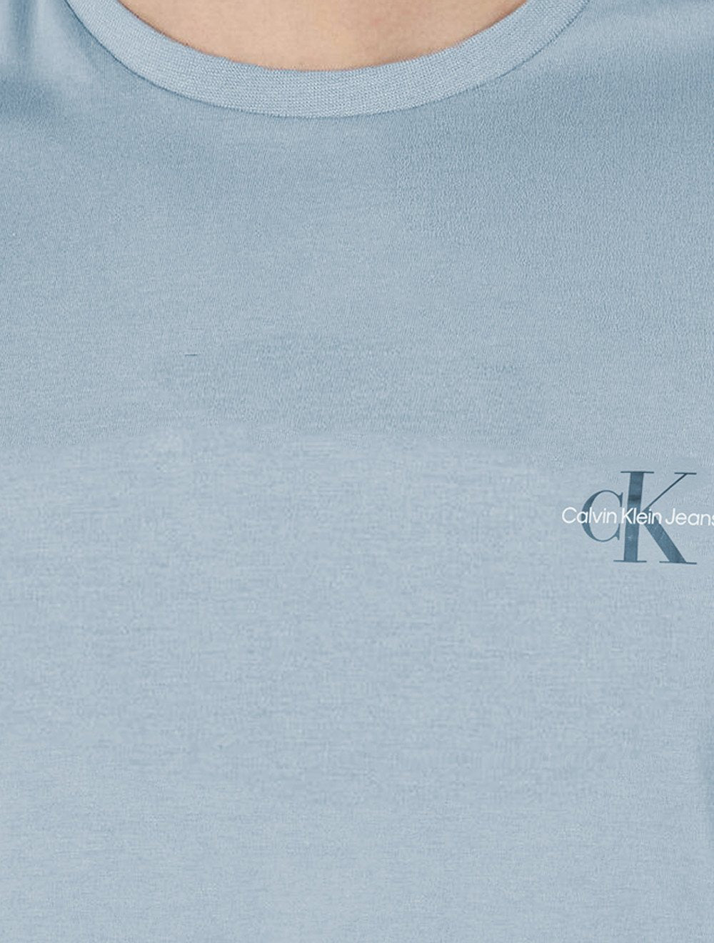 Camiseta Calvin Klein Jeans Masculina New Logo Re Issue Azul Claro