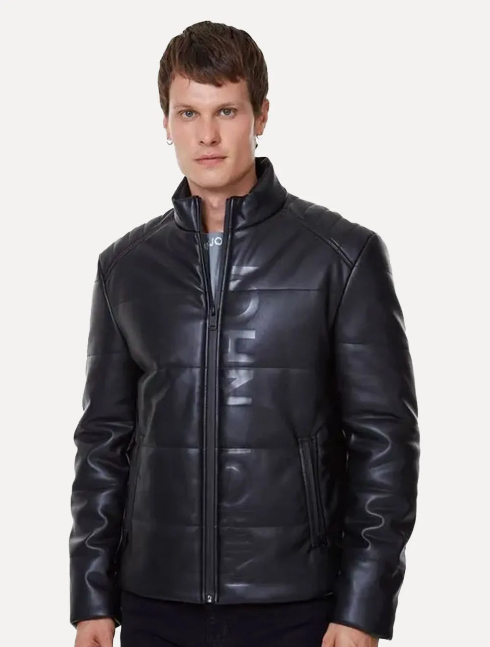Jaqueta John John Masculina Reta Alex Logo Preta