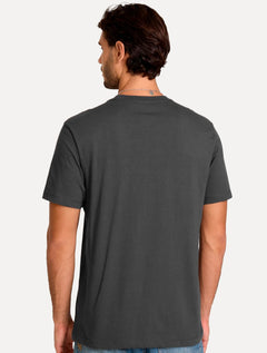 Camiseta John John Masculina Regular Fit Unlimited Cinza Escuro