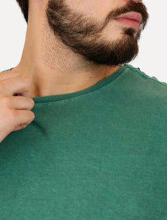 Camiseta Reserva Masculina Lisa Back Woodpecker Verde Escuro