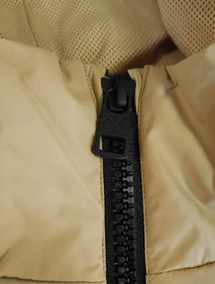 Jaqueta Calvin Klein Jeans Masculina Reciclada Chest Logo Cáqui Claro