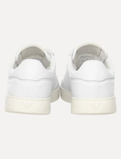 Tênis Empório Armani Masculino Couro Liso Branco