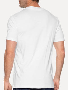 Camiseta Aramis Masculina Estampa Assinatura 1995 Peito Branco