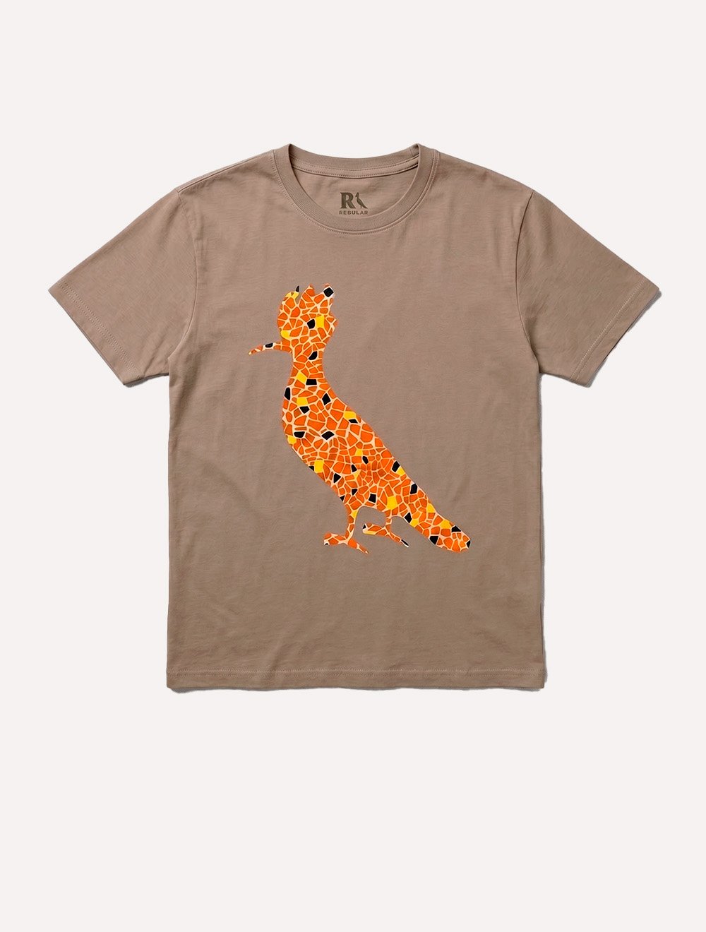 Camiseta Reserva Masculina Woodpecker Inner Tiles Cáqui Escuro