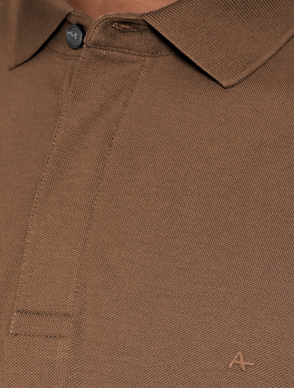 Polo Aramis Masculina Piquet Colorfix Havana Marrom