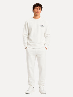 Moletom Tommy Hilfiger Masculino Brand Love Sweatshirt Branco