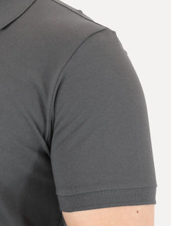 Polo Aramis Masculina Basic Piquet Light Logo Grafite