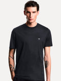 Camiseta Emporio Armani Masculina Essential Embroidery Logo Azul Marinho