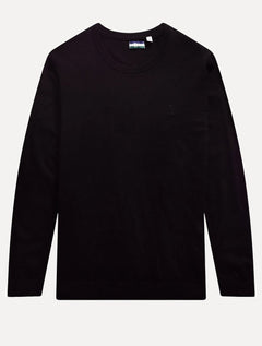 Suéter Reserva Masculino Tricot Basico Gola Careca Preto