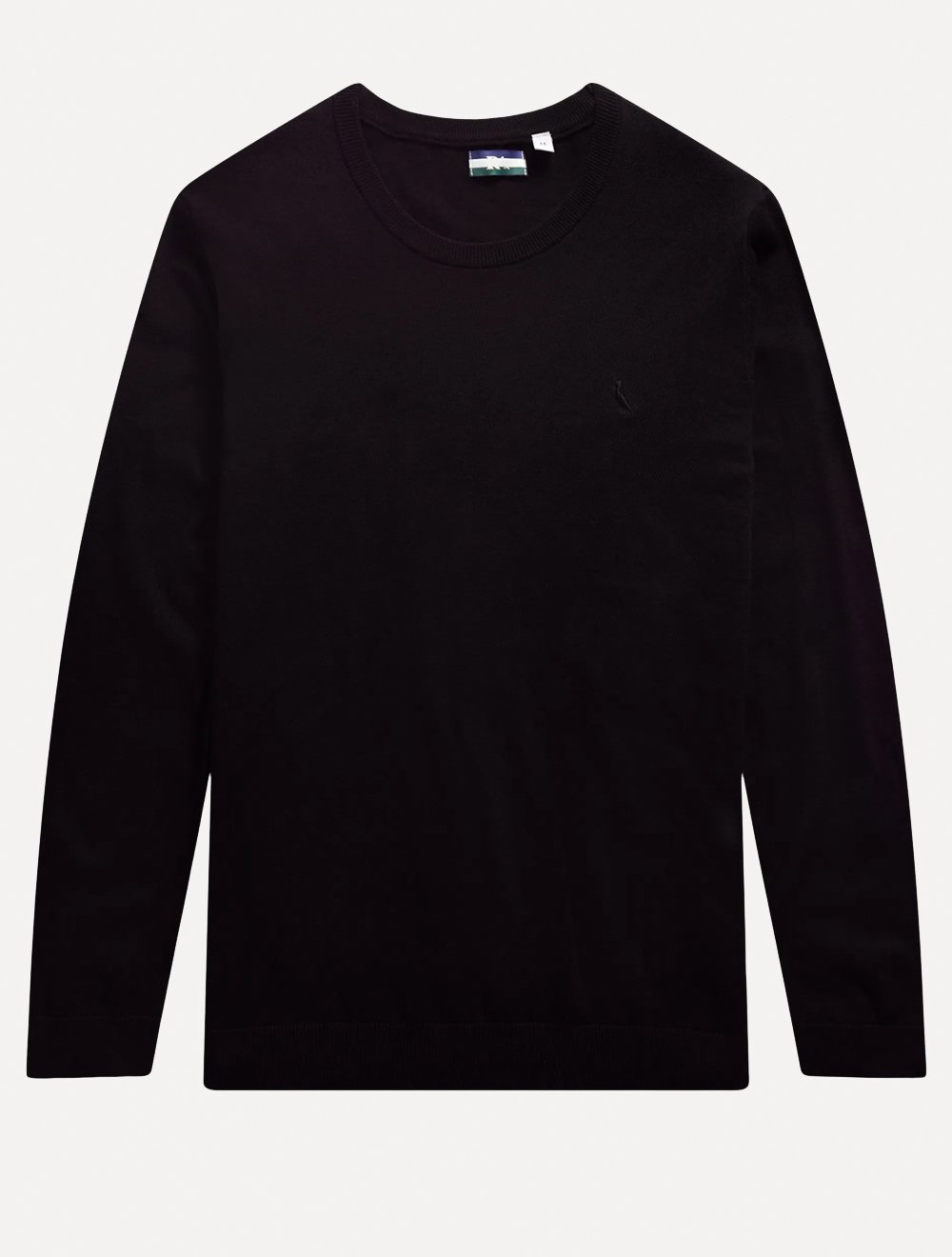 Suéter Reserva Masculino Tricot Basico Gola Careca Preto