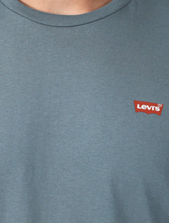 Camiseta Levis Masculina Standard Classic Printed Housemark Azul Médio