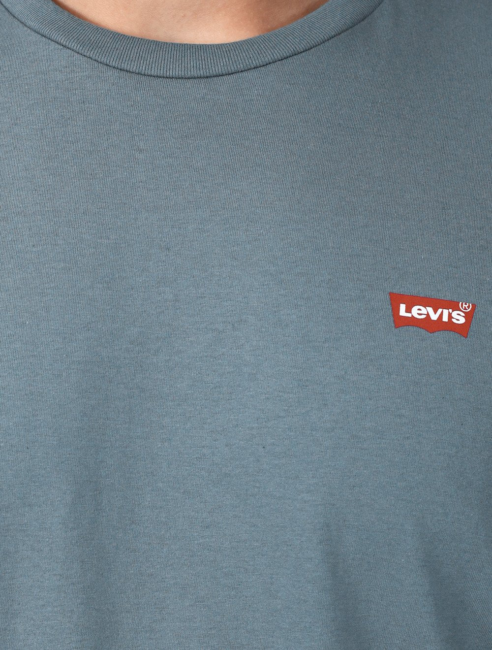 Camiseta Levis Masculina Standard Classic Printed Housemark Azul Médio