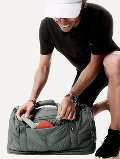 Mala de Mão Masculina Reserva RSV Duffel Wing 2 em 1 Cinza