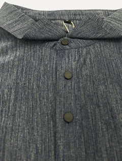 Polo Pacific Blue Masculina Basic Melange Marinho Mescla
